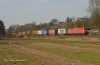 152 065 mit Container 152 065 mit Container