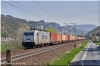Metrans 386 007 mit Container Metrans 386 007 mit Container